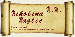 Nikolina Maglić vizit kartica
